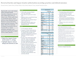 Perceived burden and impact of prior authorization on urology practices and clinical outcomes